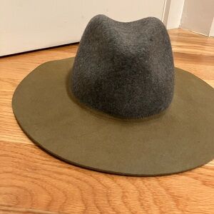 ZARA Stylish Gray and Olive Men's Fedora